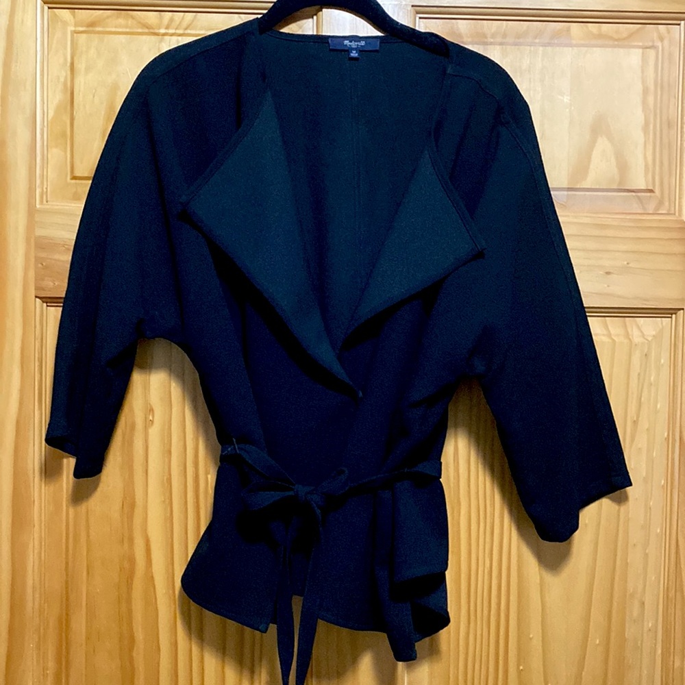 Madewell dress top (black)